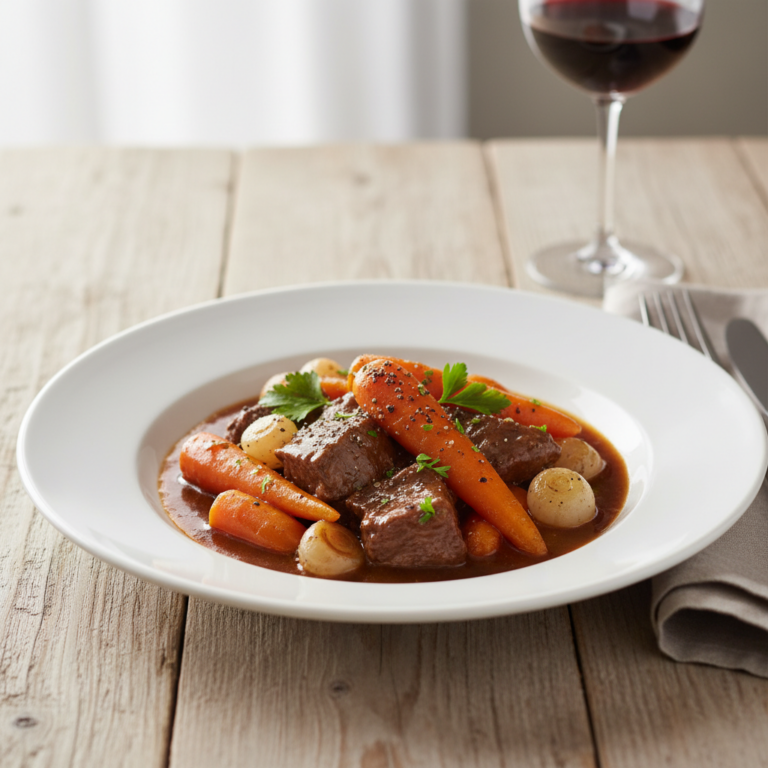 Recette Boeuf carottes au Cookeo - Plat principal Française - Photo du plat prêt à déguster