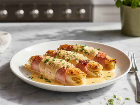 Recette Endives au jambon au Cookeo - Plat principal Française - Photo du plat prêt à déguster