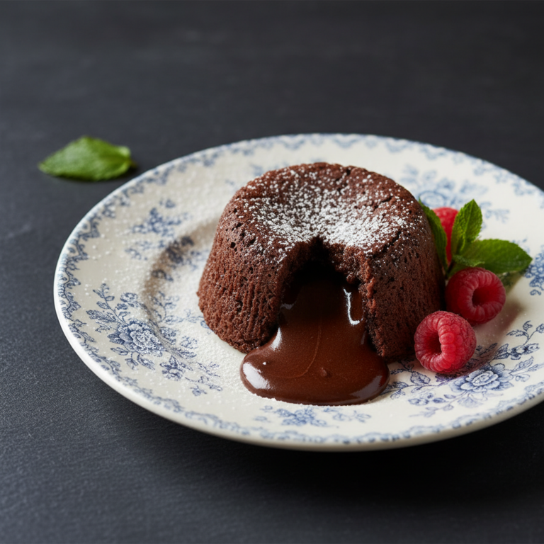 Recette Fondant au chocolat au Cookeo - Dessert Française - Photo du plat prêt à déguster
