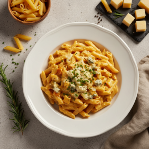 Recette Pennes 4 fromages au Cookeo - Plat principal Italienne - Photo du plat prêt à déguster