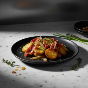 Pommes de terre aux 2 jambons