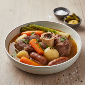 Recette Pot au feu 2 au Cookeo - Plat principal Française - Photo du plat prêt à déguster