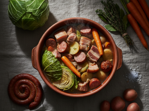 Recette Potée de chou au Cookeo - Plat principal Française - Photo du plat prêt à déguster