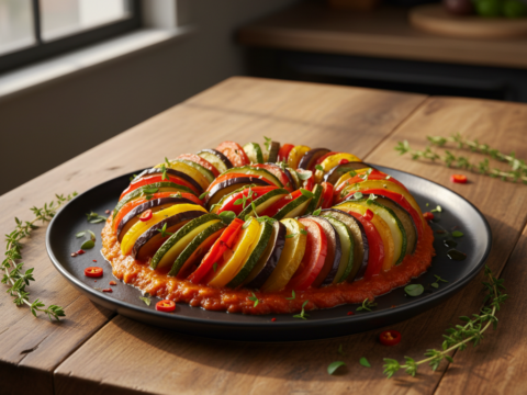 Recette Ratatouille niçoise au Cookeo - Plat principal Française - Photo du plat prêt à déguster