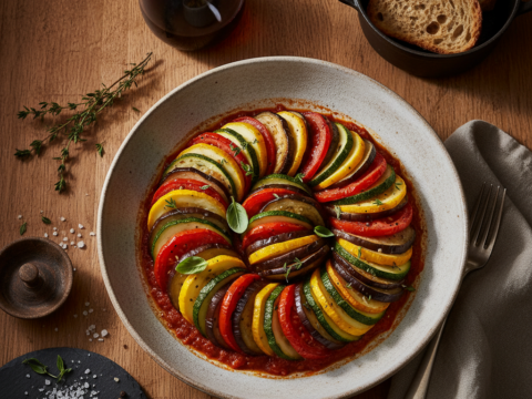 Recette Ratatouille provençale au Cookeo - Plat principal Française - Photo du plat prêt à déguster
