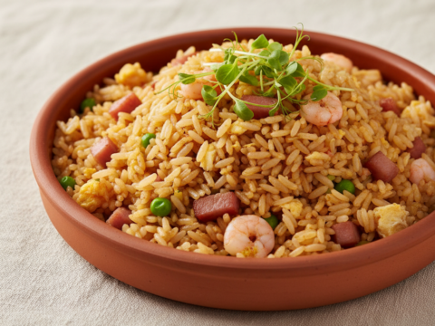 Recette Riz cantonais au Cookeo - Plat principal Asiatique - Photo du plat prêt à déguster