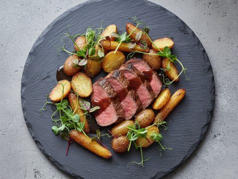 Recette Rôti de boeuf pommes de terre au Cookeo - Plat principal Française - Photo du plat prêt à déguster