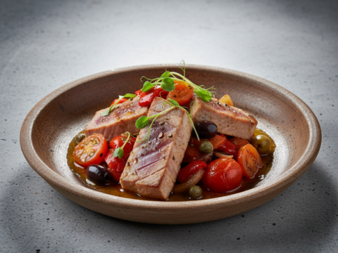 Recette Thon à la catalane au Cookeo - Plat principal Espagnole - Photo du plat prêt à déguster