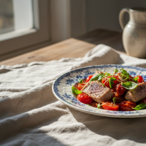 Recette Thon à la tomate au Cookeo - Plat principal Française - Photo du plat prêt à déguster