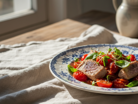 Recette Thon à la tomate au Cookeo - Plat principal Française - Photo du plat prêt à déguster