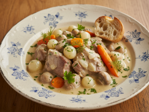 Recette Blanquette de veau au Cookeo - Plat principal Française - Photo du plat prêt à déguster