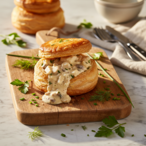 Recette Bouchée à la reine au Cookeo - Plat principal Française - Photo du plat prêt à déguster