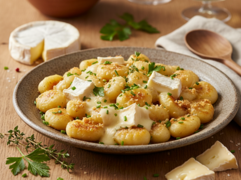 Recette Gnocchis au camembert au Cookeo - Plat principal Italienne - Photo du plat prêt à déguster