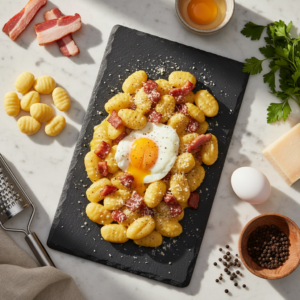 Gnocchis carbonara