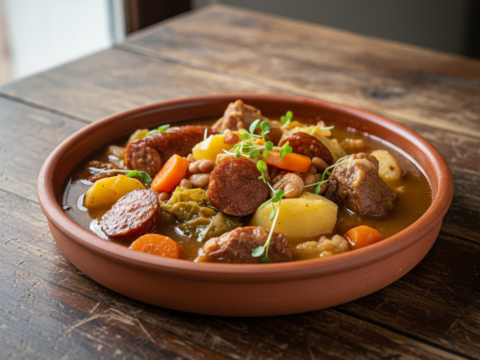Recette Potée portugaise au Cookeo - Plat principal Portuguaise - Photo du plat prêt à déguster
