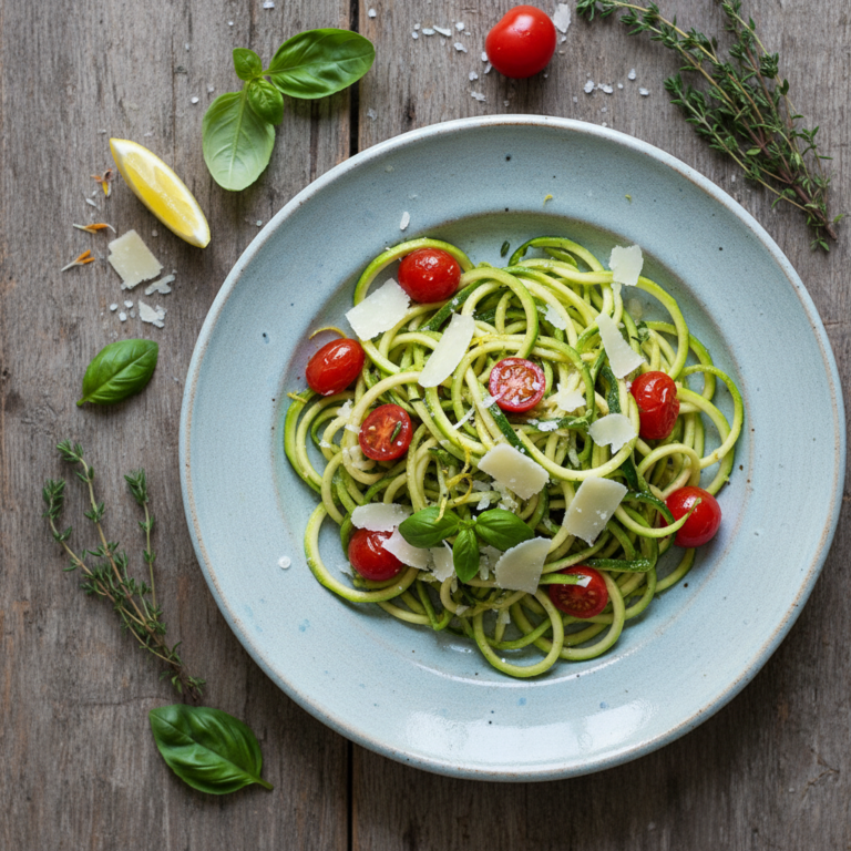 Recette Tagliatelles de courgettes au Cookeo - Plat principal Française - Photo du plat prêt à déguster