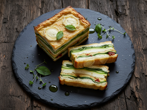 Recette Terrine de courgettes au Cookeo - Plat principal Française - Photo du plat prêt à déguster