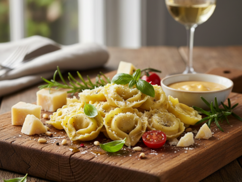Recette Tortellinis fromage au Cookeo - Plat principal Italienne - Photo du plat prêt à déguster