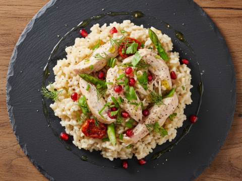 Recette Poule au riz au Cookeo - Plat principal Française - Photo du plat prêt à déguster