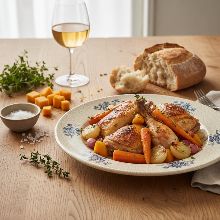 Recette Poulet et rutabaga au Cookeo - Plat principal Créole - Photo du plat prêt à déguster