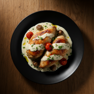 Poulet sauce mascarpone