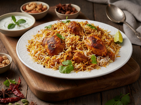 Recette Poulet Biryani au Cookeo - Plat principal Indienne - Photo du plat prêt à déguster