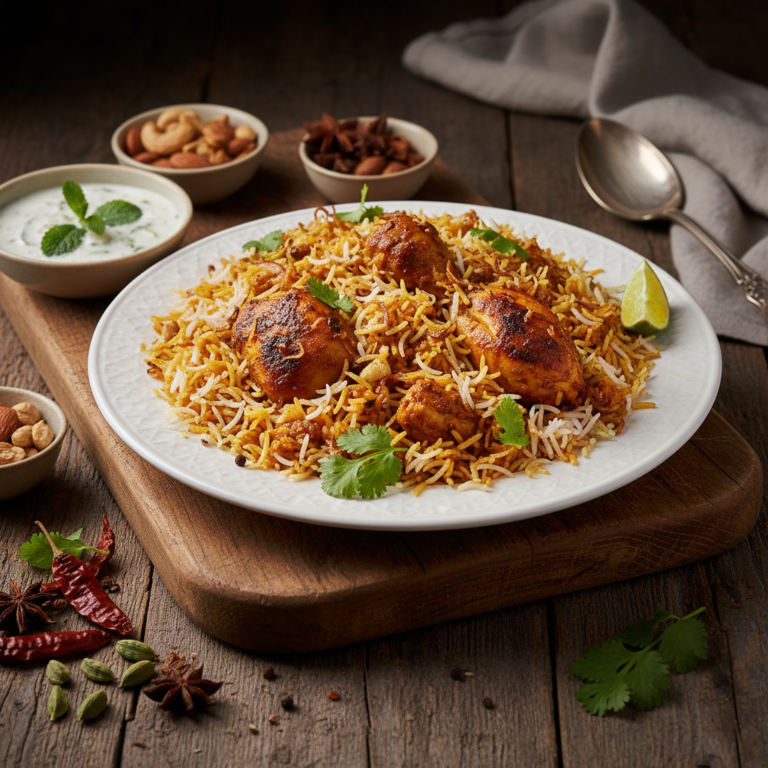 Recette Poulet Biryani au Cookeo - Plat principal Indienne - Photo du plat prêt à déguster