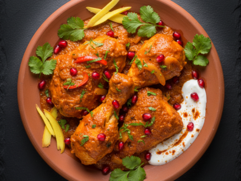 Recette Poulet à l'indienne au Cookeo - Plat principal Indienne - Photo du plat prêt à déguster