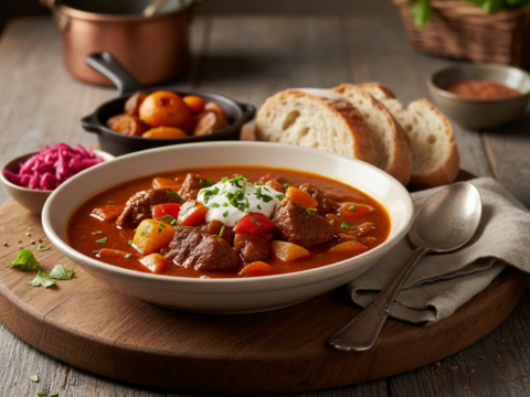 Recette Goulash au Cookeo - Plat principal Hongroise - Photo du plat prêt à déguster