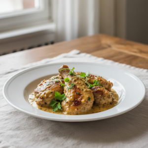 Lapin à la moutarde