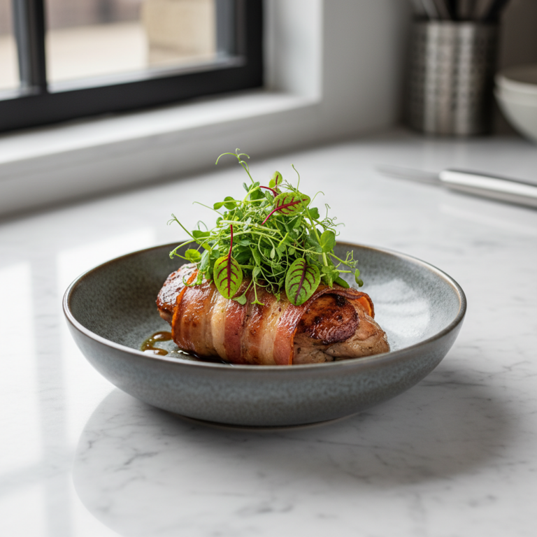 Recette Lapin entrelardé au Cookeo - Plat principal Française - Photo du plat prêt à déguster