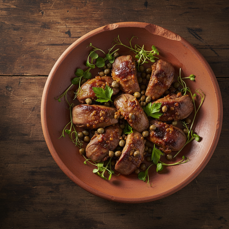 Recette Langues d'agneau aux câpres au Cookeo - Plat principal Française - Photo du plat prêt à déguster