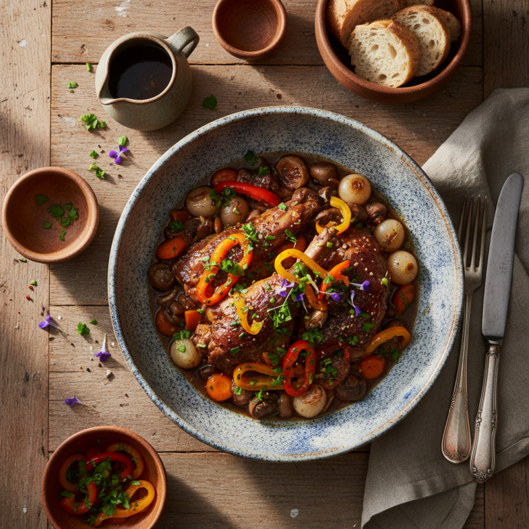 Recette Lapin à la bière au Cookeo - Plat principal Française - Photo du plat prêt à déguster