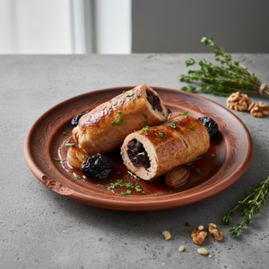 Paupiettes de dinde aux pruneaux