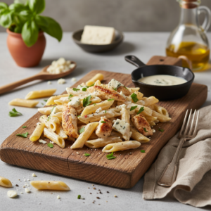 Pennes poulet au gourgonzola