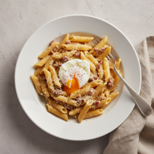 Pennes rigate carbonara
