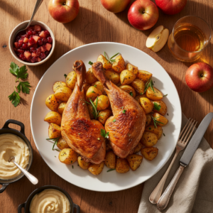 Recette Cuisses de dinde aux pommes de terre au Cookeo - Plat principal Française - Photo du plat prêt à déguster