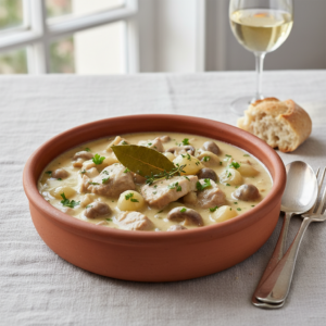 Recette Blanquette de veau à l'ancienne au Cookeo - Plat principal Française - Photo du plat prêt à déguster