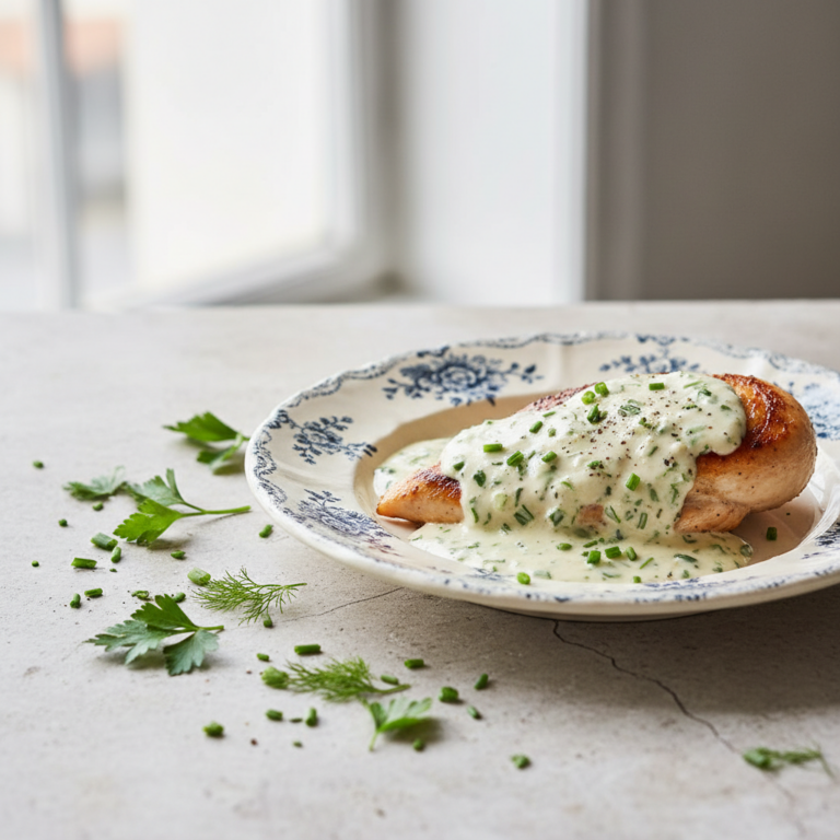 Recette Blanc de poulet sauce boursin au Cookeo - Plat principal Française - Photo du plat prêt à déguster