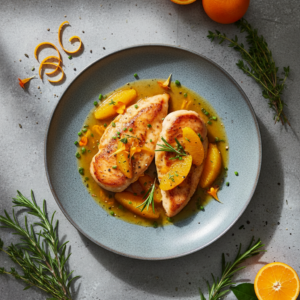 Blancs de poulet sauce à l&rsquo;orange