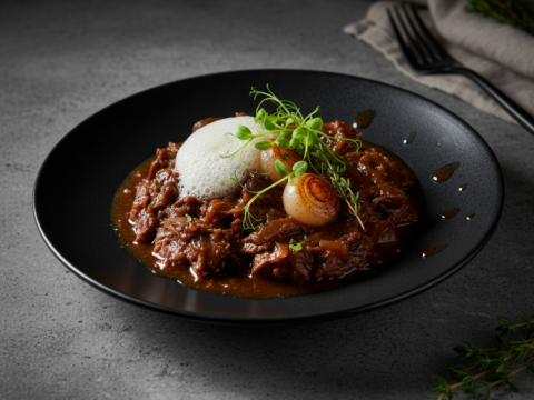 Recette Carbonnade flamande au Cookeo - Plat principal Belge - Photo du plat prêt à déguster