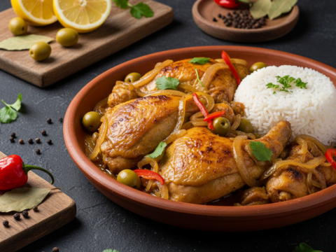 Recette Poulet yassa au Cookeo - Plat principal Créole - Photo du plat prêt à déguster