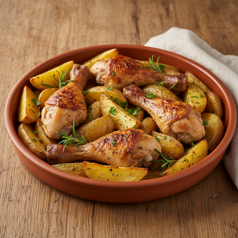 Recette Pilons de poulet pommes de terre au Cookeo - Plat principal Française - Photo du plat prêt à déguster