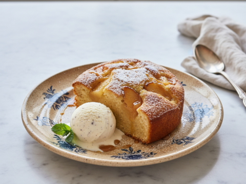 Recette Moelleux pommes au Cookeo - Dessert Française - Photo du plat prêt à déguster