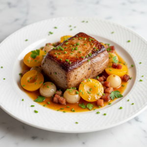 Quasi de veau mirabelles