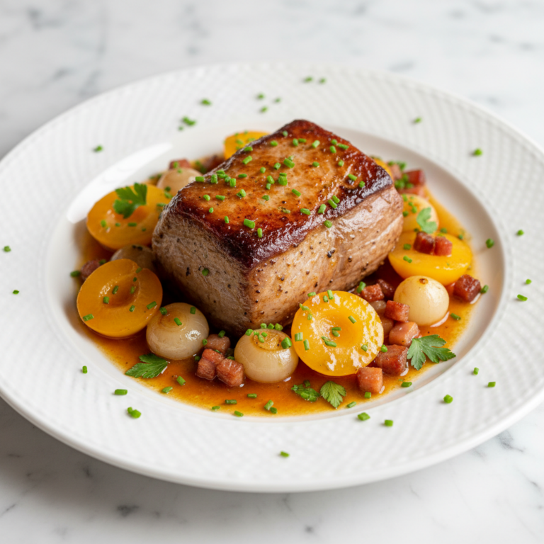 Recette Quasi de veau mirabelles au Cookeo - Plat principal Française - Photo du plat prêt à déguster