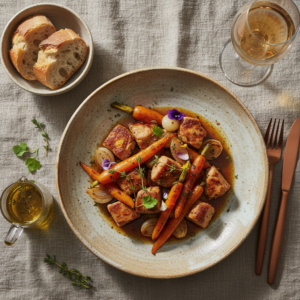 Sauté de dinde carottes