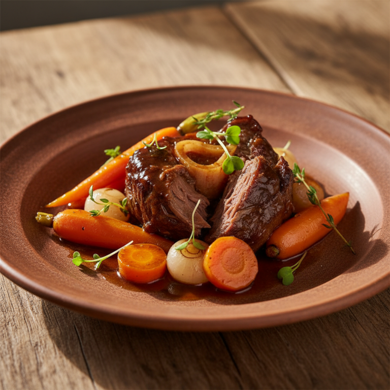 Recette Joue de boeuf aux carottes au Cookeo - Plat principal Française - Photo du plat prêt à déguster