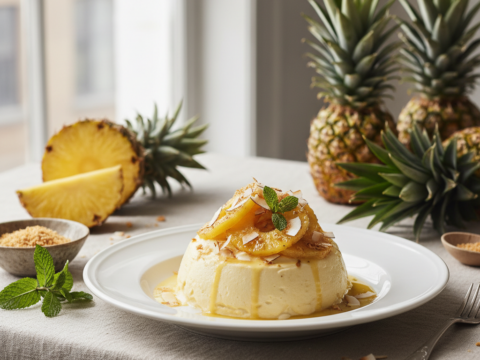 Recette Crème ananas au Cookeo - Dessert Créole - Photo du plat prêt à déguster