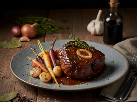 Recette Joues de bœuf au Cookeo - Plat principal Française - Photo du plat prêt à déguster